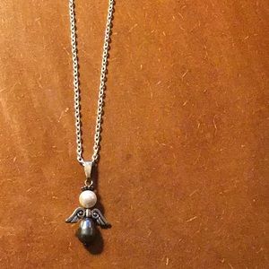 Sale 3 for $20 Pearl angel necklace